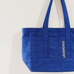 underdays | limited edition denim tote bag ↷